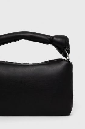 Karl Lagerfeld poseta de piele culoarea negru