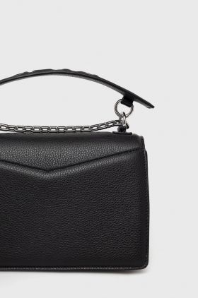 Karl Lagerfeld poseta de piele culoarea negru