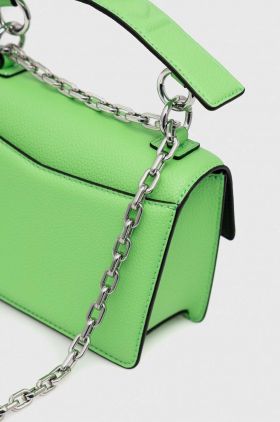 Karl Lagerfeld poseta de piele culoarea verde