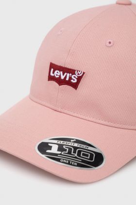 Levi's caciula culoarea portocaliu, cu imprimeu