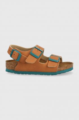 Birkenstock sandale copii culoarea maro