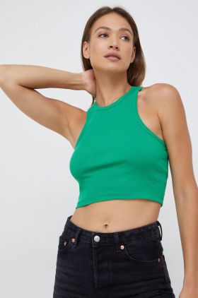 Pepe Jeans top femei, culoarea verde