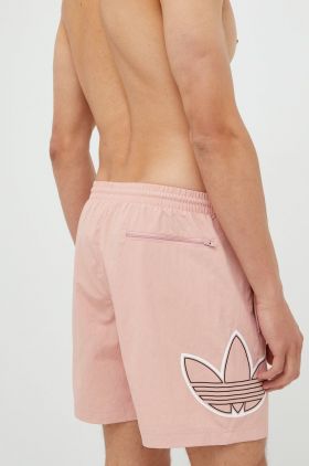 adidas Originals pantaloni scurti de baie culoarea roz