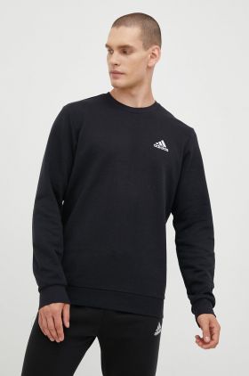 adidas bluză bărbați, culoarea negru, uni GV5295