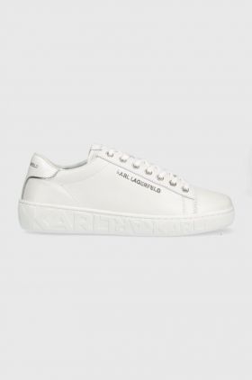 Karl Lagerfeld sneakers din piele Kupsole Iii culoarea alb