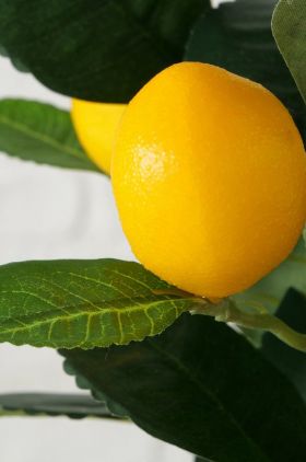 Boltze Copac artificial într-un ghiveci Lemon