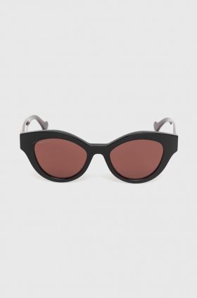 Gucci ochelari de soare femei, culoarea bordo