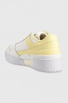 adidas Originals sneakers din piele Forum Bold culoarea alb