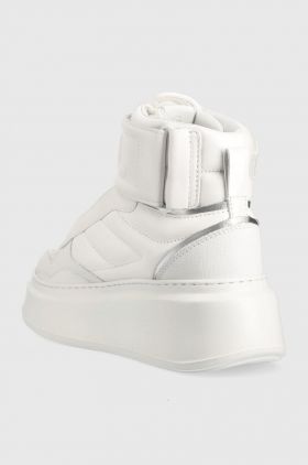 Karl Lagerfeld sneakers din piele ANAKAPRI culoarea alb KL63555