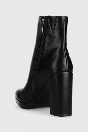 Steve Madden botine Main femei, culoarea negru, cu toc drept