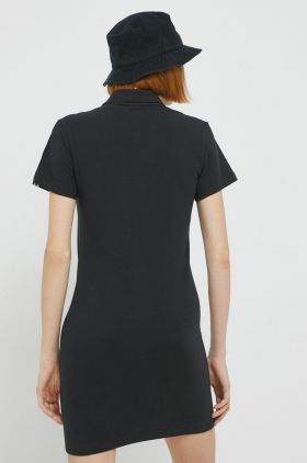 adidas Originals rochie culoarea negru, mini, mulata