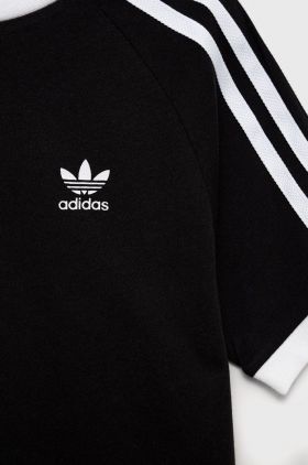 adidas Originals tricou copii culoarea negru, cu imprimeu