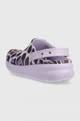 Crocs slapi copii culoarea violet