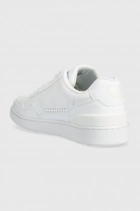 Lacoste sneakers din piele culoarea alb