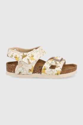 Birkenstock sandale copii culoarea bej