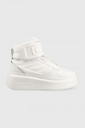 Karl Lagerfeld sneakers din piele ANAKAPRI culoarea alb KL63555