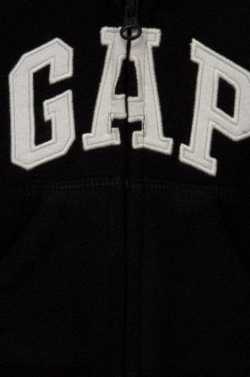 GAP bluza copii culoarea negru, cu imprimeu