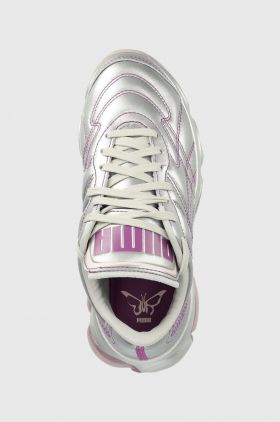 Puma sneakers din piele X Dua Lipa culoarea argintiu, 387291 387291-01