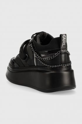 Karl Lagerfeld sneakers din piele Anakapri culoarea negru