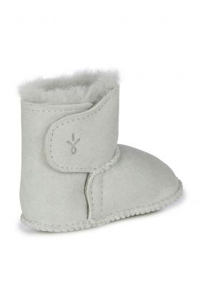 Emu Australia cizme de zapada din piele intoarsa Baby Bootie culoarea gri