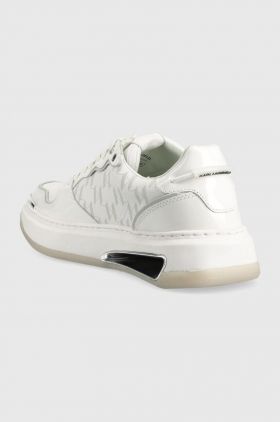 Karl Lagerfeld sneakers din piele Elektro culoarea alb