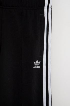 adidas Originals pantaloni de trening pentru copii culoarea negru, cu imprimeu