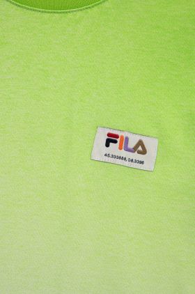 Fila tricou de bumbac pentru copii culoarea verde, modelator