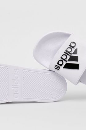 adidas papuci Adilette femei, culoarea alb GZ3775