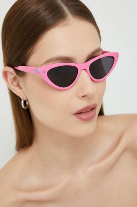 Chiara Ferragni ochelari de soare femei, culoarea roz