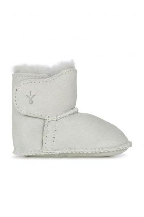 Emu Australia cizme de zapada din piele intoarsa Baby Bootie culoarea gri