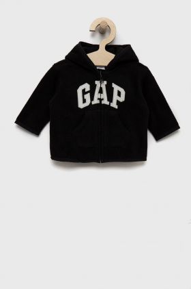 GAP bluza copii culoarea negru, cu imprimeu