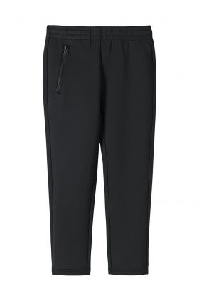 Reima pantaloni copii culoarea negru, neted