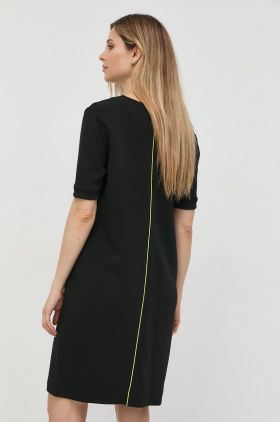 Karl Lagerfeld rochie culoarea negru, mini, drept