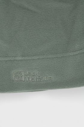 Jack Wolfskin caciula culoarea verde, din tesatura neteda