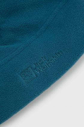 Jack Wolfskin caciula culoarea verde, din tesatura neteda