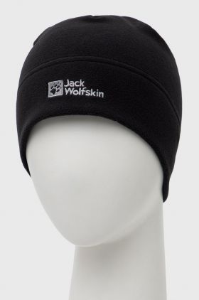 Jack Wolfskin caciula culoarea verde, din tesatura neteda