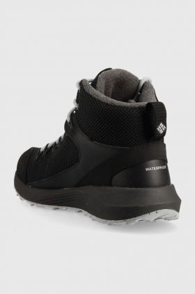 Columbia pantofi Trailstorm Mid Waterproof barbati, culoarea gri, izolat