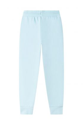 Dkny pantaloni de trening culoarea turcoaz, neted