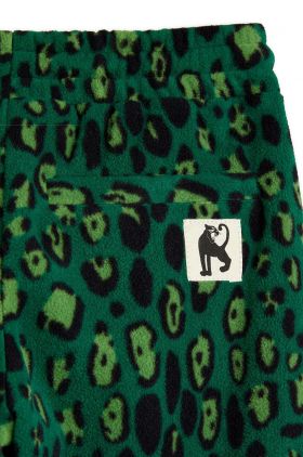 Mini Rodini pantaloni de trening pentru copii culoarea verde, modelator