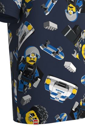 Lego Wear tricou de bumbac pentru copii culoarea galben, modelator