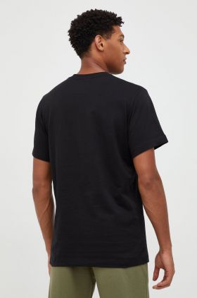 Jack Wolfskin tricou din bumbac barbati, culoarea verde, neted