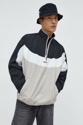 adidas Originals geaca barbati, culoarea bej, de tranzitie