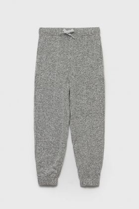 GAP pantaloni de trening pentru copii culoarea gri, melanj