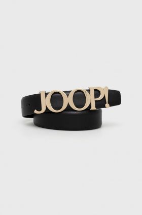 Joop! curea de piele femei, culoarea negru