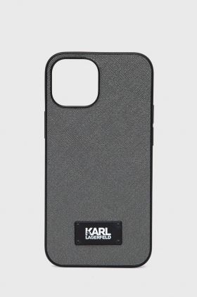 Karl Lagerfeld Husa pentru telefon iPhone 13 Mini 5,4'' culoarea argintiu