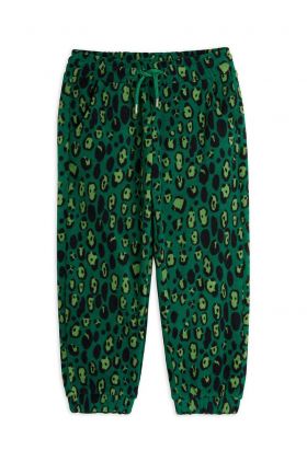 Mini Rodini pantaloni de trening pentru copii culoarea verde, modelator