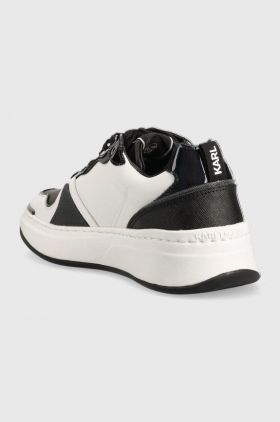 Karl Lagerfeld sneakers din piele Elektra Ii Lo culoarea alb