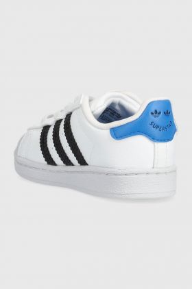 adidas Originals sneakers pentru copii culoarea alb