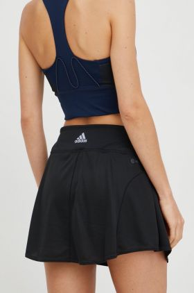 adidas Performance fusta culoarea negru, mini, drept