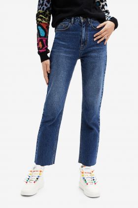 Desigual jeansi femei , high waist